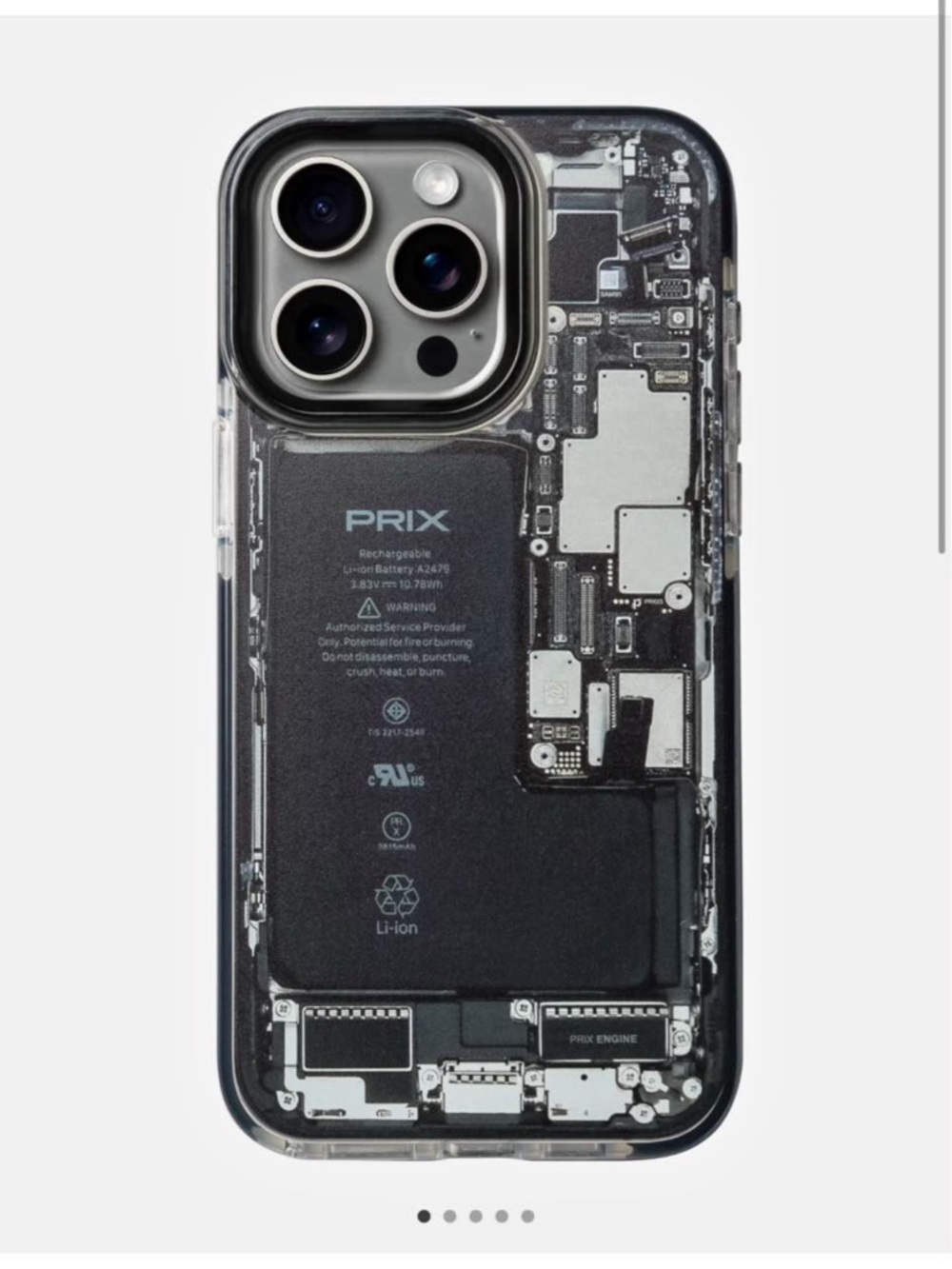 PRIX Li-Ion iPhone 13 Pro Max phone case